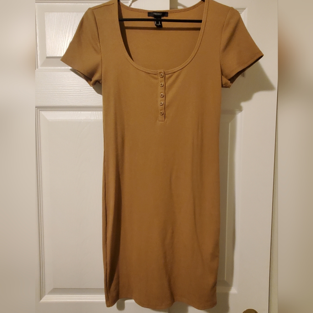 Carmel colored dress